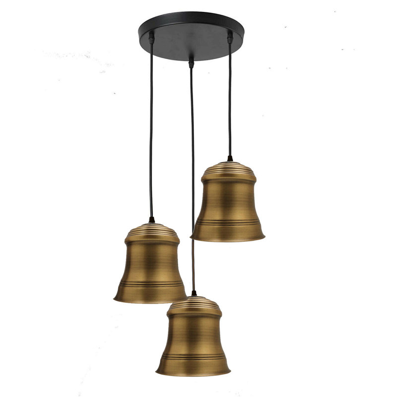 Richburg 3 - Light Pendant, Yellow Brass