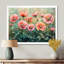 Printemps, coquelicots roses, horizon écarlate I - coquelicots, art mural-1398364462-1398364465