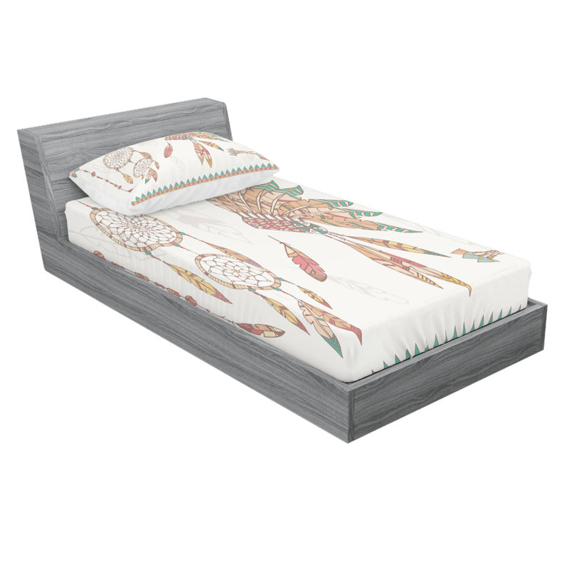Microfiber Sheet Set, Twin Sheet Set with Fitted Sheet