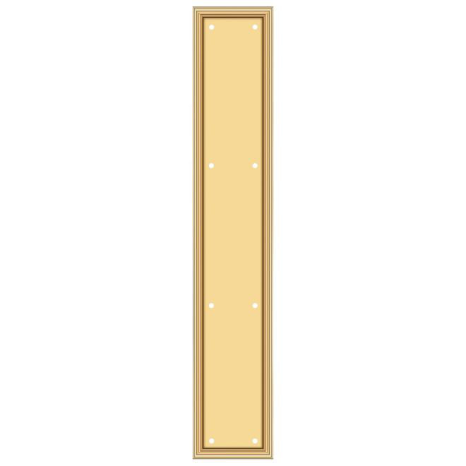 Door Sweep, PVD Polished Brass