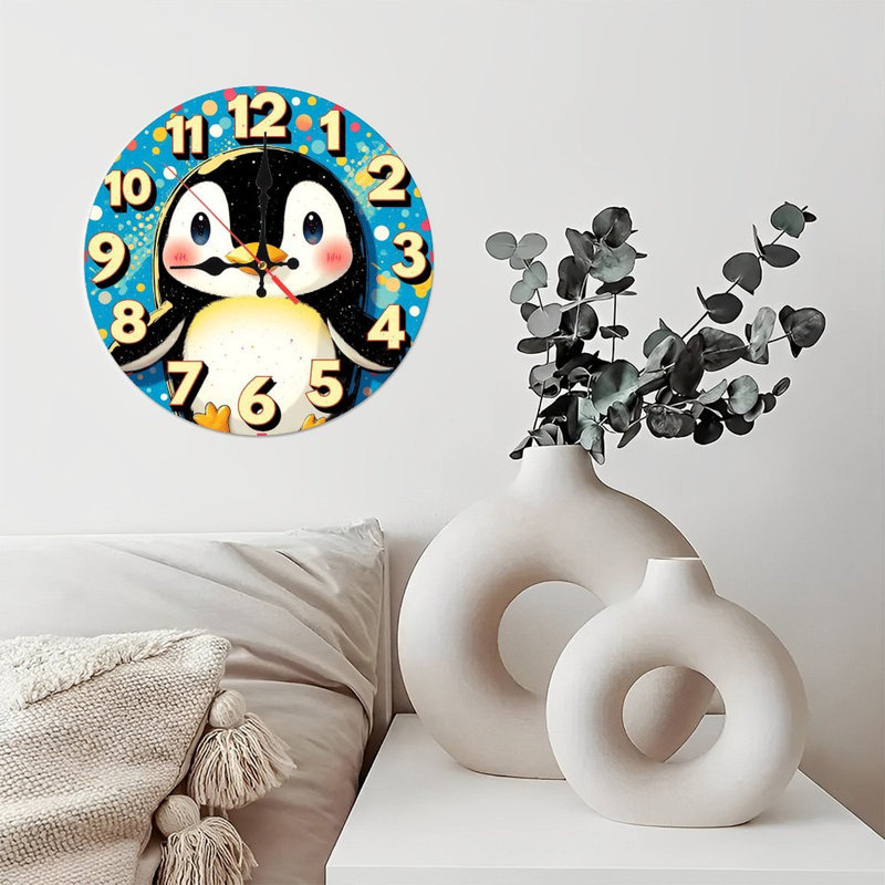 Jolie horloge pingouin