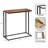 Fedorina Metal Console Table with Removable Tray