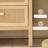 Modern Burlywood Solid Wood Sideboard