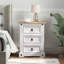 53cm W Solid Wood Bedside Table