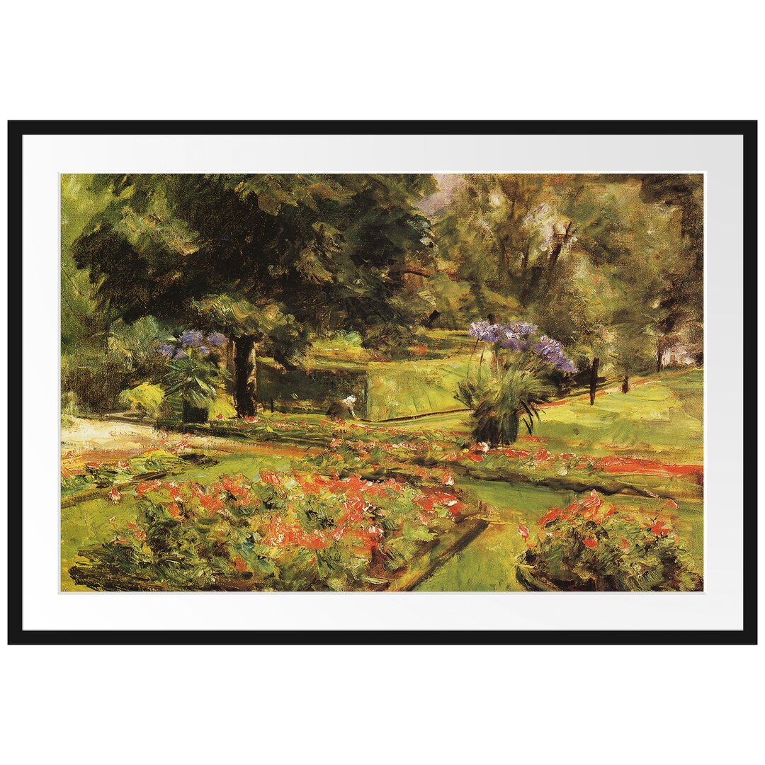 Gerahmter Kunstdruck Wannsee Garden von Max Liebermann