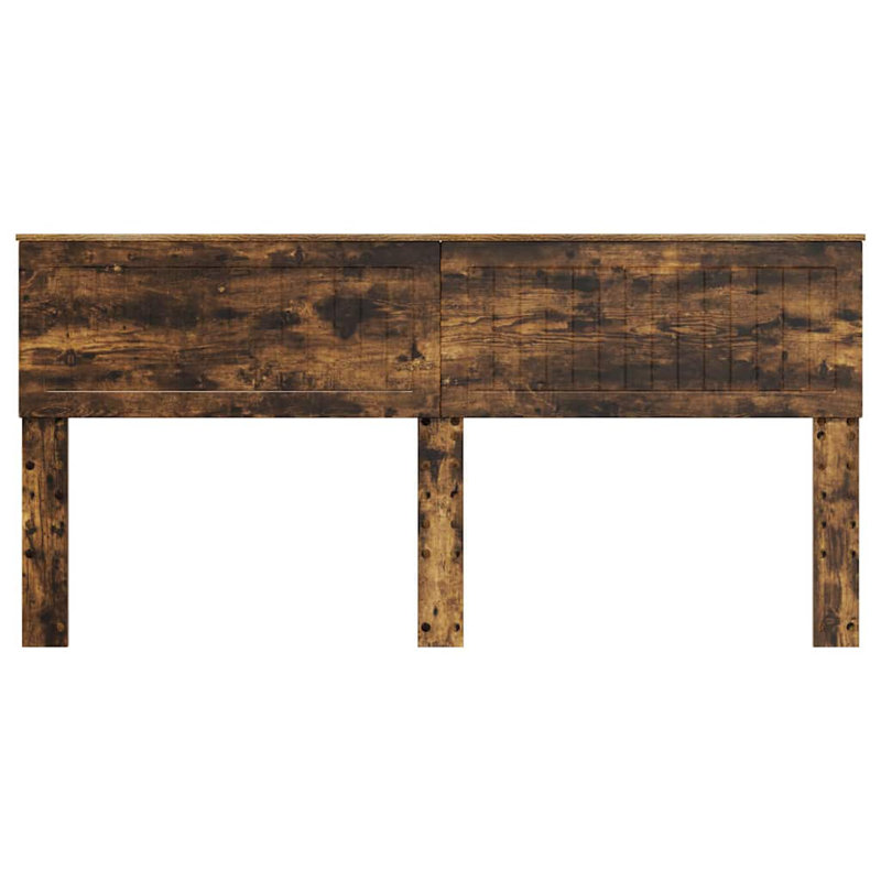 Panel Headboard, California King, Smoked Oak