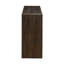 Console moderne de 54 po fabriquée en bois massif brossé vieilli