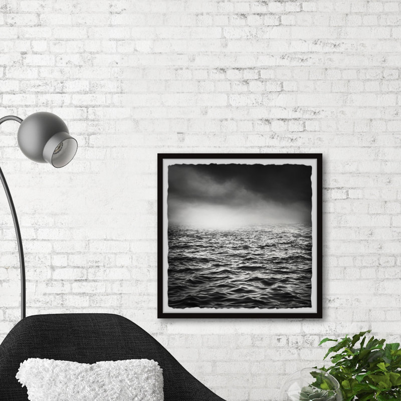 «Ocean Storm» par Marmont Hill - reproduction de cadre photo, H 32 po x l 32 po x P 1,5 po