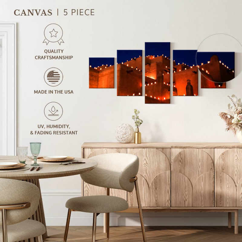 Santa Fe At Night, 24" H x 55" W