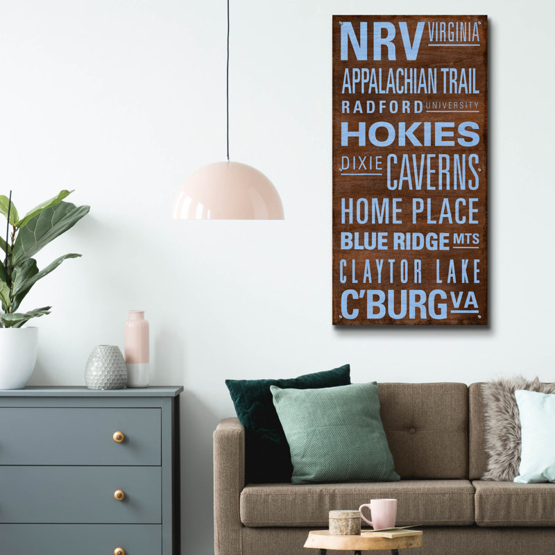  «Nrv Text» par Art Licensing Studio, art mural en verre acrylique, 24 po x 48 po, H 48 po x l 24 po