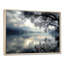 «Serene Lake At Dawn With First Light», impression encadrée sur toile, paysage bleu-237975031-237975025-237975008