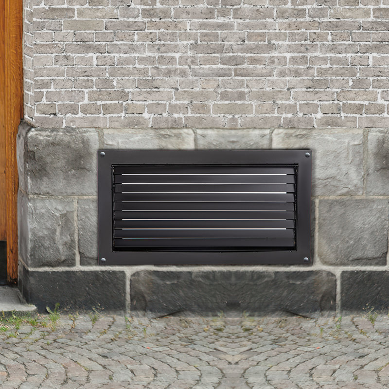 VEVOR 1'' W x 18'' L Powder Coated Steel Vent Cover
