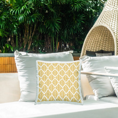Geometric Outdoor Throw Pillow