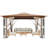 13'x11' Double-Roof Patio Gazebo with Mosquito Netting,Heavy Duty Gazebos Shelter Party Tent-123780557