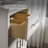 Quo 25'' Wall Mounted Single Bathroom Vanity with Solid Wood Top-91943373
