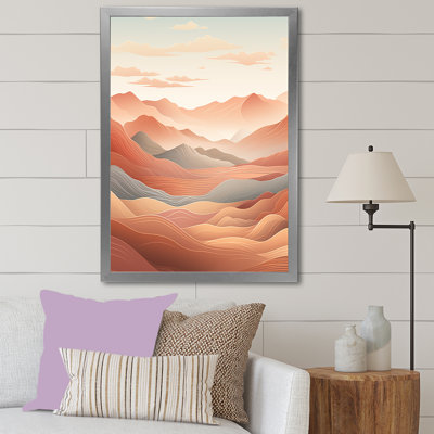Reproduction d'art mural Canyon Desert Scenery Minimalisme II - Canyon