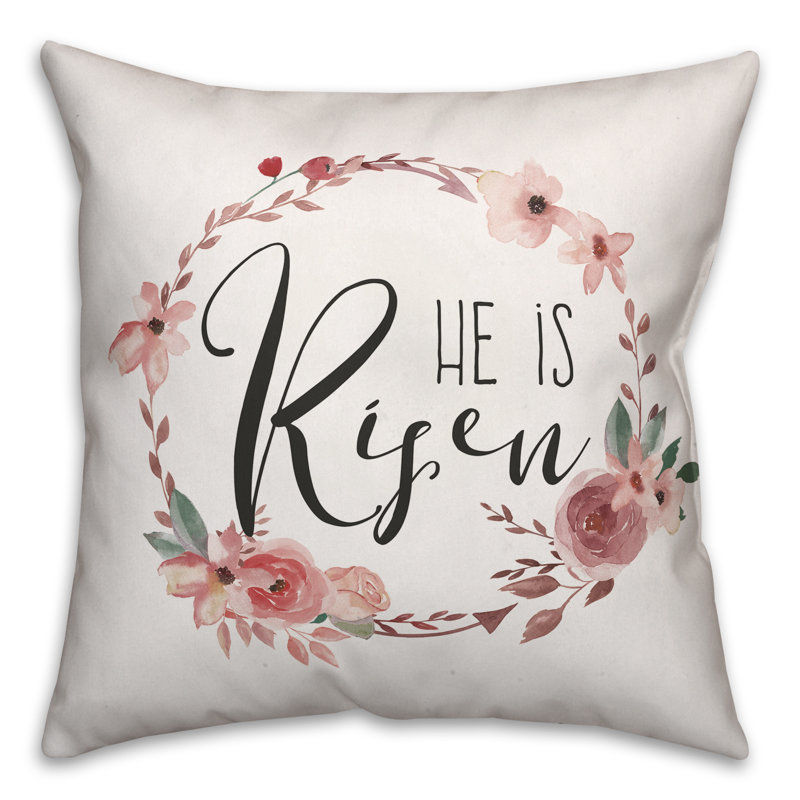 Floral Throw Pillow