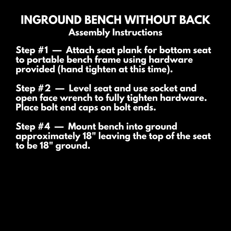 Bench, Textured Black, Expanded, 6Ft, No Back, Inground, 6ft No-Back Inground, Punched, Textured Light Blue