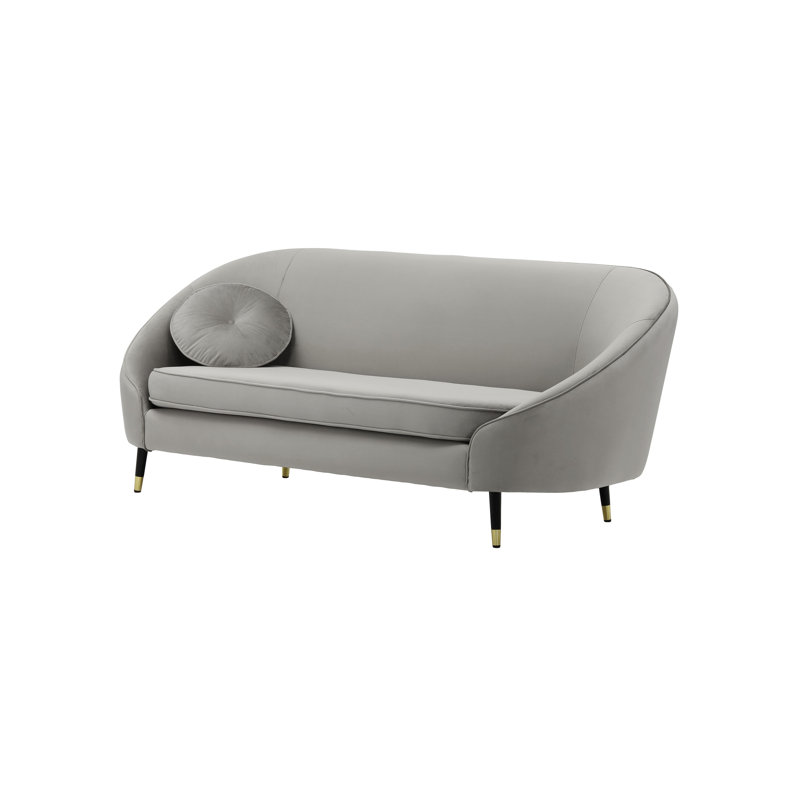 Glencoe Sofa, Light Grey, 86cm H x 242cm W x 95cm D, 3