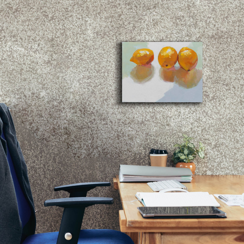 «Meyer Lemons», par Epic Graffiti, par Jenny Westen, «Meyer Lemons» par Jenny Westen, H 12 po x l 16 po x P 0,75 po