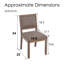 Linen Upholstered Side Chair-788192590
