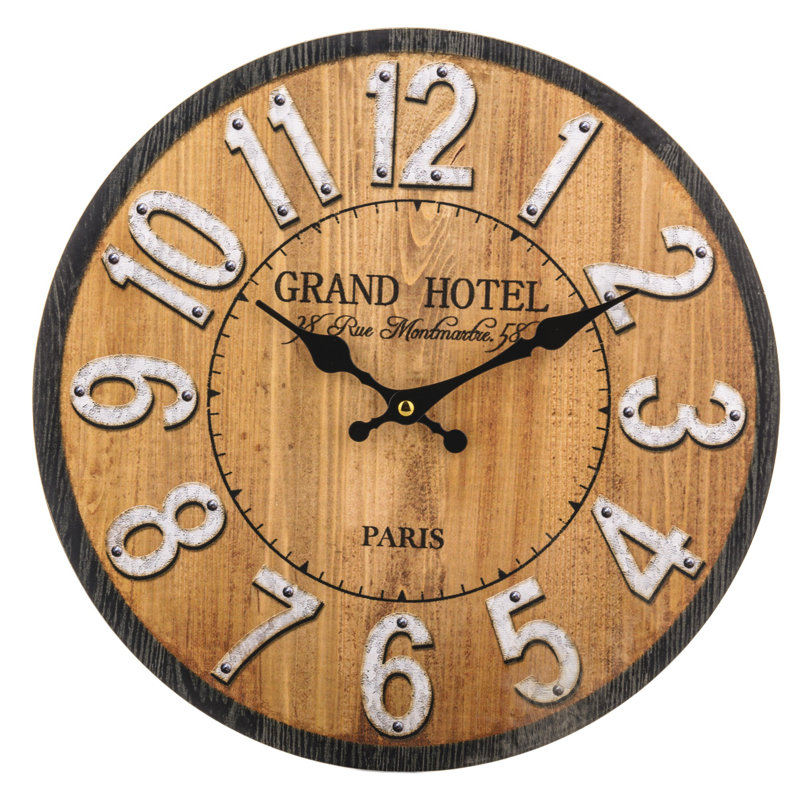 Mardea Wood Wall Clock