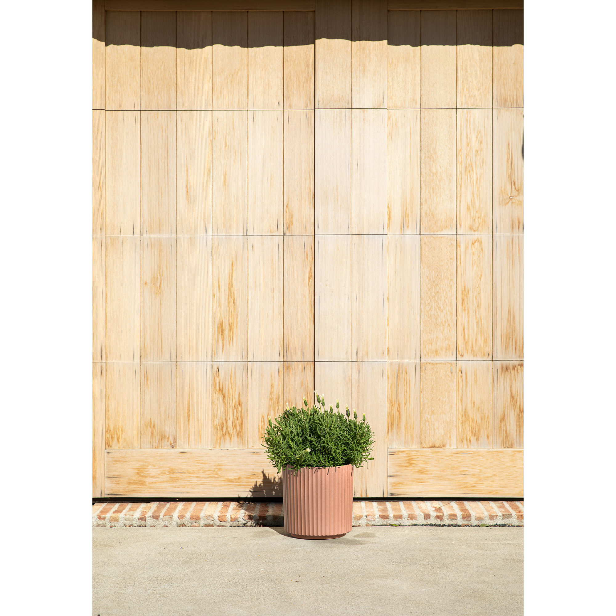 Demi Series Round Planter, 11.5" H x 10.5" W x 10.5" D, Terracotta, 1