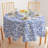 Eckeru Leaves Round Tablecloth-332931515