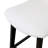 Upholstered Counter Stool with Solid Wood Frame