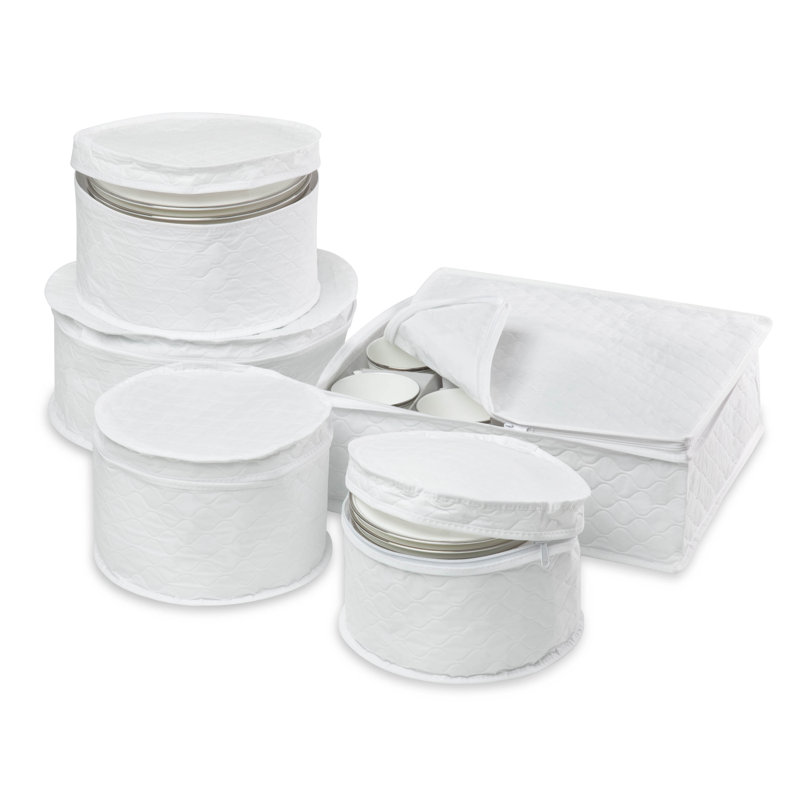 Wayfair Basics® 5 Piece Dinnerware Storage Set