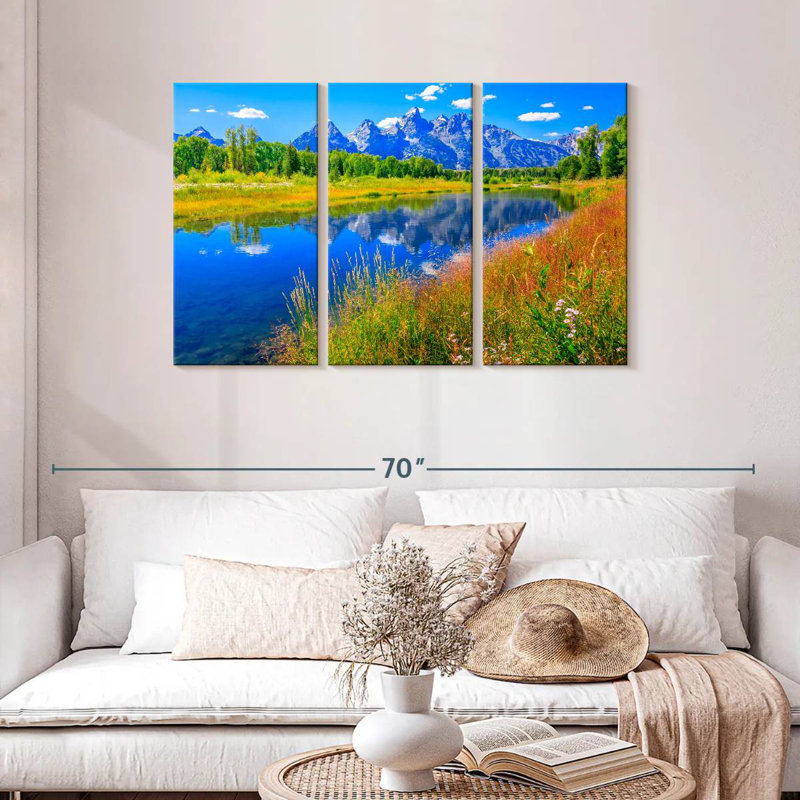 Grand Tetons pittoresque d'Alvord, H 28 po x l 45 po