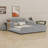 Upholstered Grounded Bed, Child Bed With Bedside Desk And Little Round Stool-1669820255-1669820254