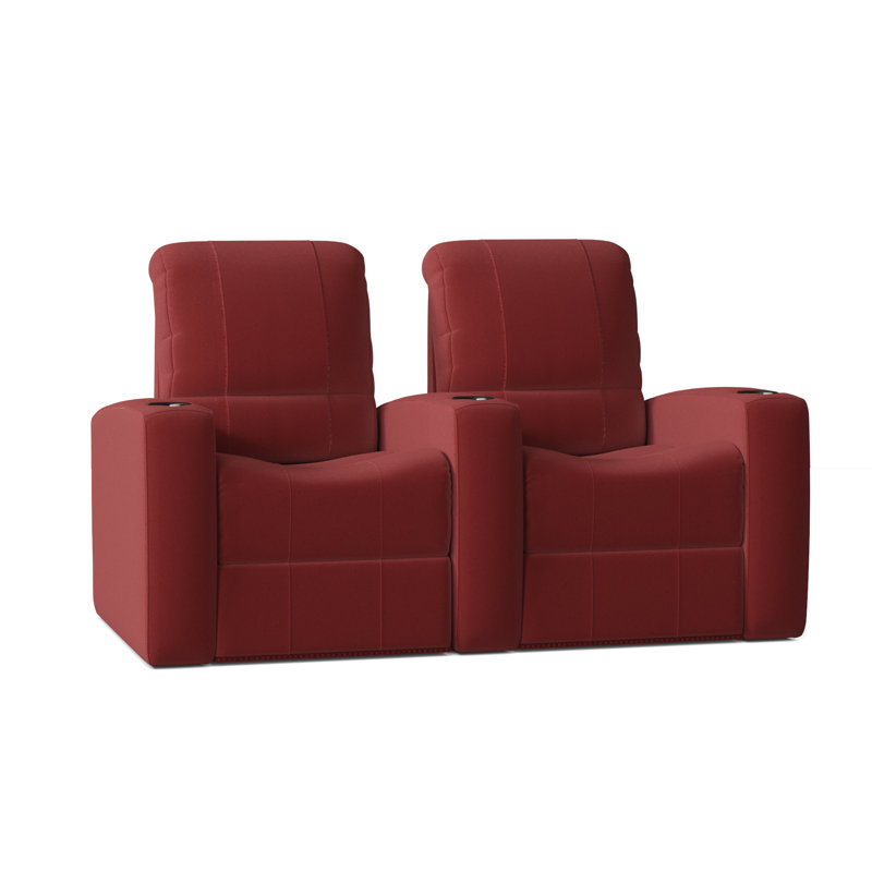 Causeuse de cinéma maison Blaze XL900 (rangée de 2), Manuel, Rouge luxueux