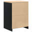 Solid Wood Single Storage Cabinet ( 85cm H x 60cm W x 51cm D)-389986523
