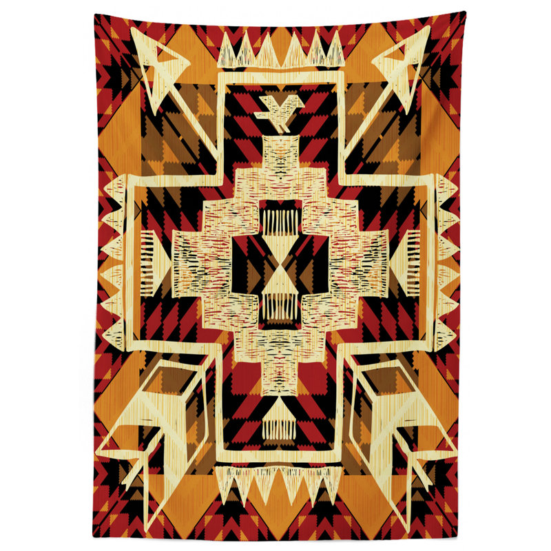 Arrow Dining Room Kitchen Tablecloth, 84" L x 60" W