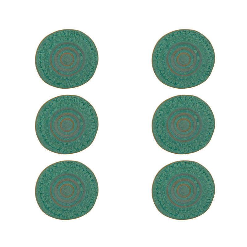 Gemstone Jade Stoneware Saucer