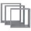 Arsula 3 Piece Wall Shelf Set-1798574331-1798574328