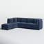 Canapé modulaire large avec repose-pieds-546072116