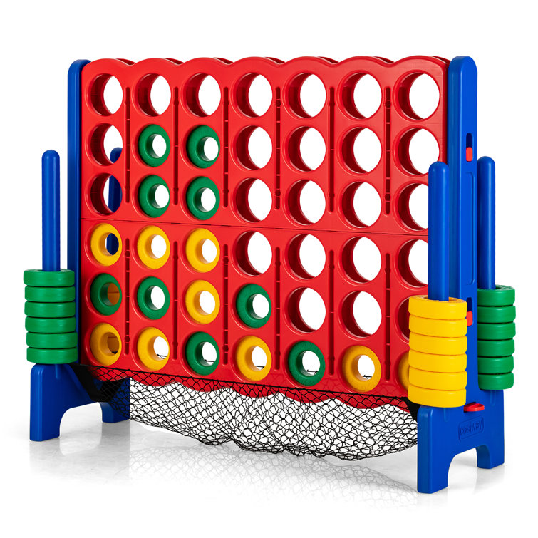 Tic-Tac-Toe Board Game,Giant Connect 4 Game Outdoor Indoor Party