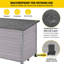 Niche pour chien en bois gris Deema-87783075