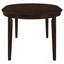 7-piece Extension Leaf Dining Table Set Cappuccino