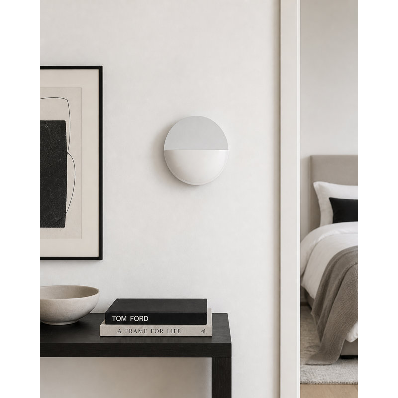 Plafonnier encastré d'extérieur 2 lumières DEL Replay, Blanc
