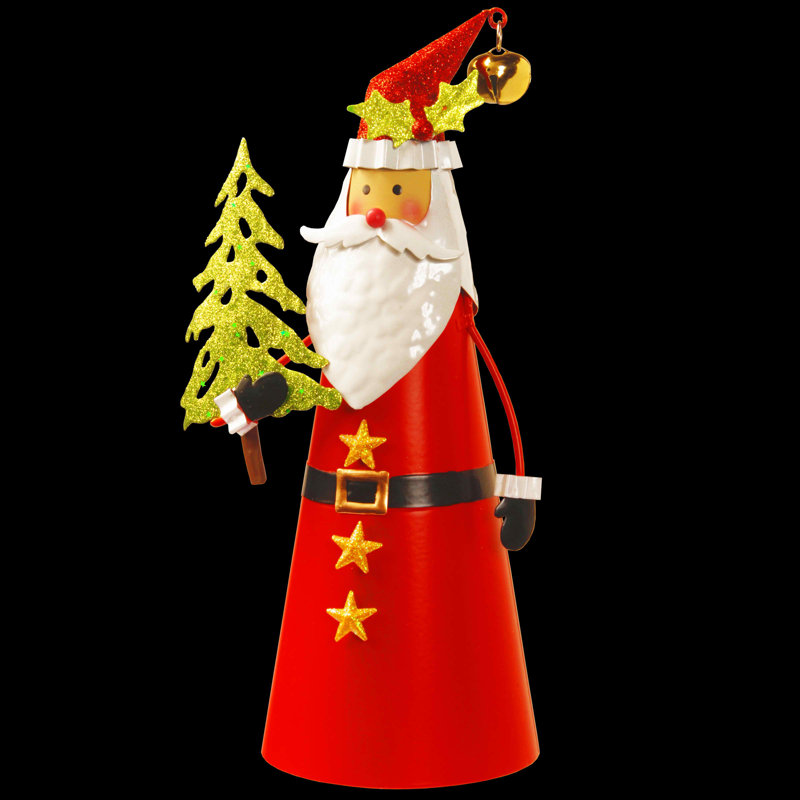 Père Noël en métal 12 po