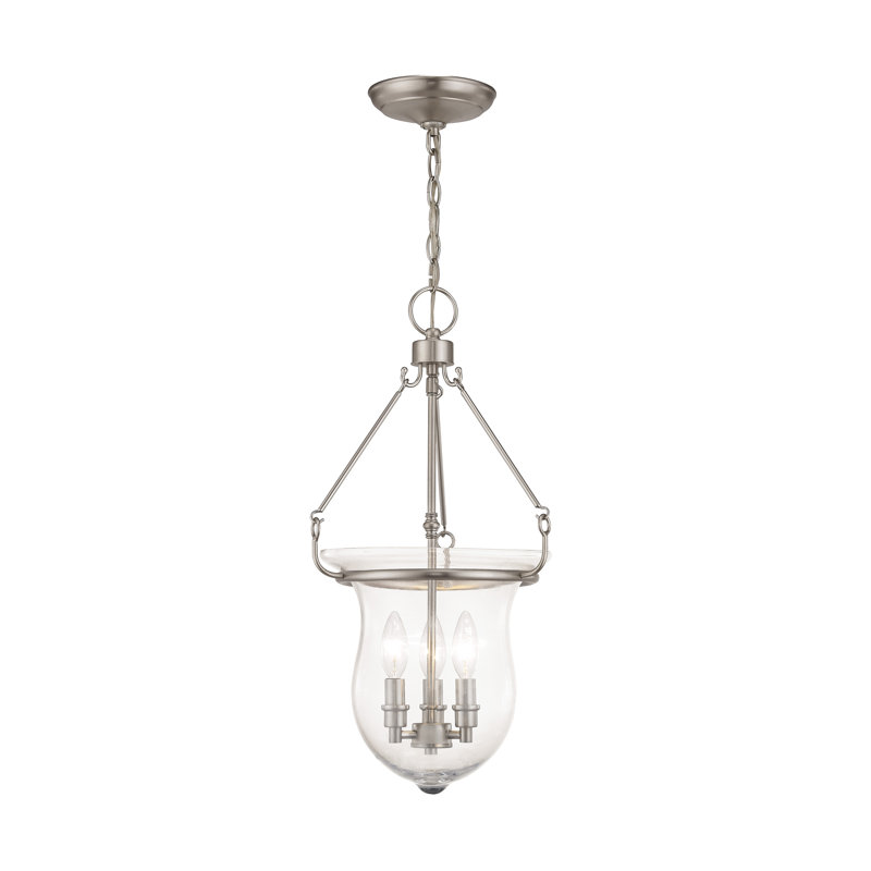 Brentwood 3 - Light Pendant, Brushed Nickel