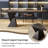 Minimalist Smoked Wood Rectangular Desk-109011817