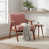 Duvet de velours rose