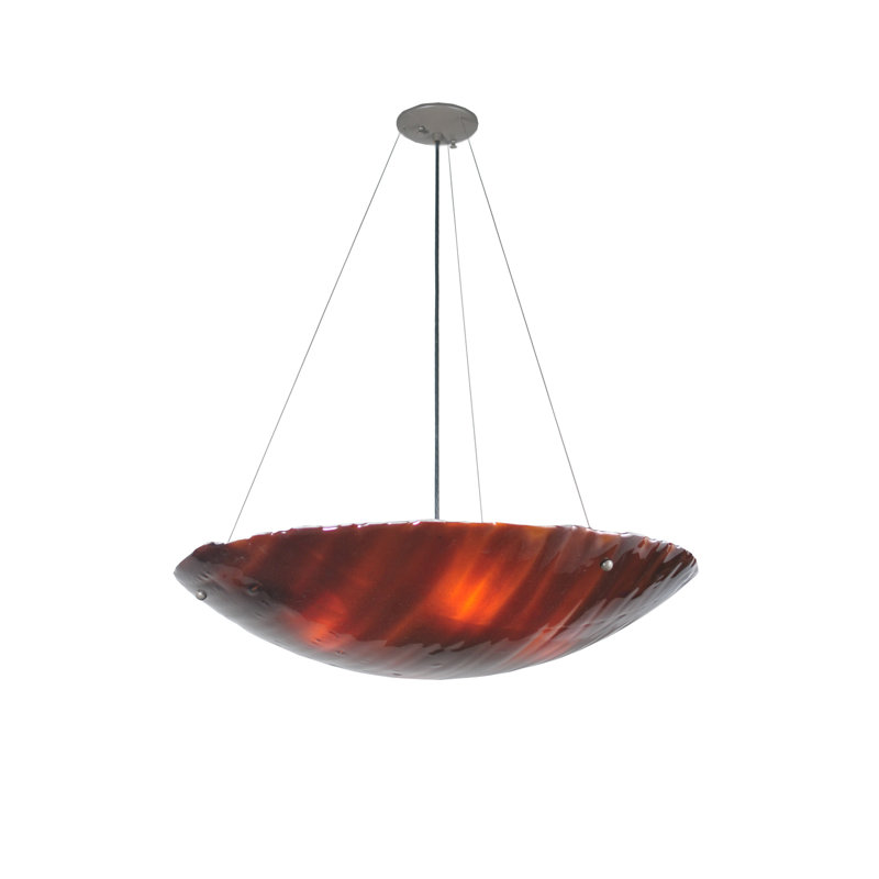 Bronze Brushed Nickel 4-Light Indoor/Outdoor Energy Star Pendant