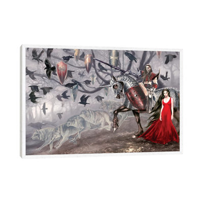 Le Morte D'Arthur by Ruth Thompson - Floater Frame Gallery-Wrapped Canvas Giclée on Canvas