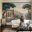 Papier peint classique paysage méditerranéen décoratif néoclassique-270281364-270281366