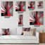 Horloge murale abstraite Fractal 3D-2006508486